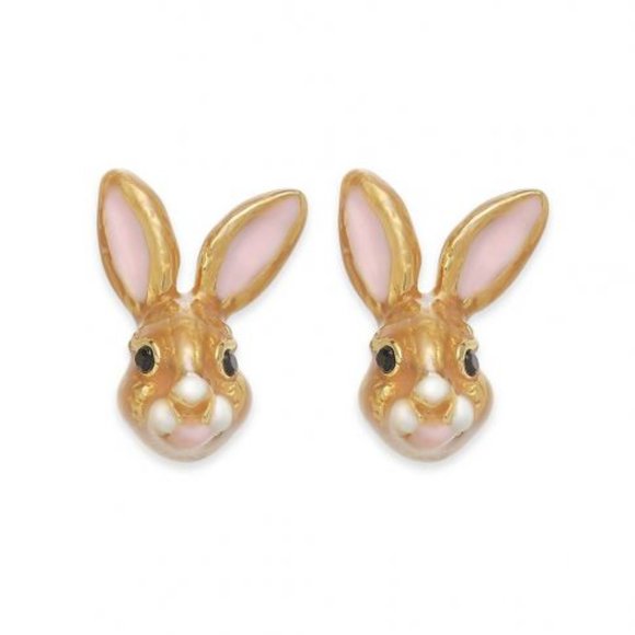 Kate Spade Gold-Tone Bunny Rabbit Earrings - Picture 5 of 5